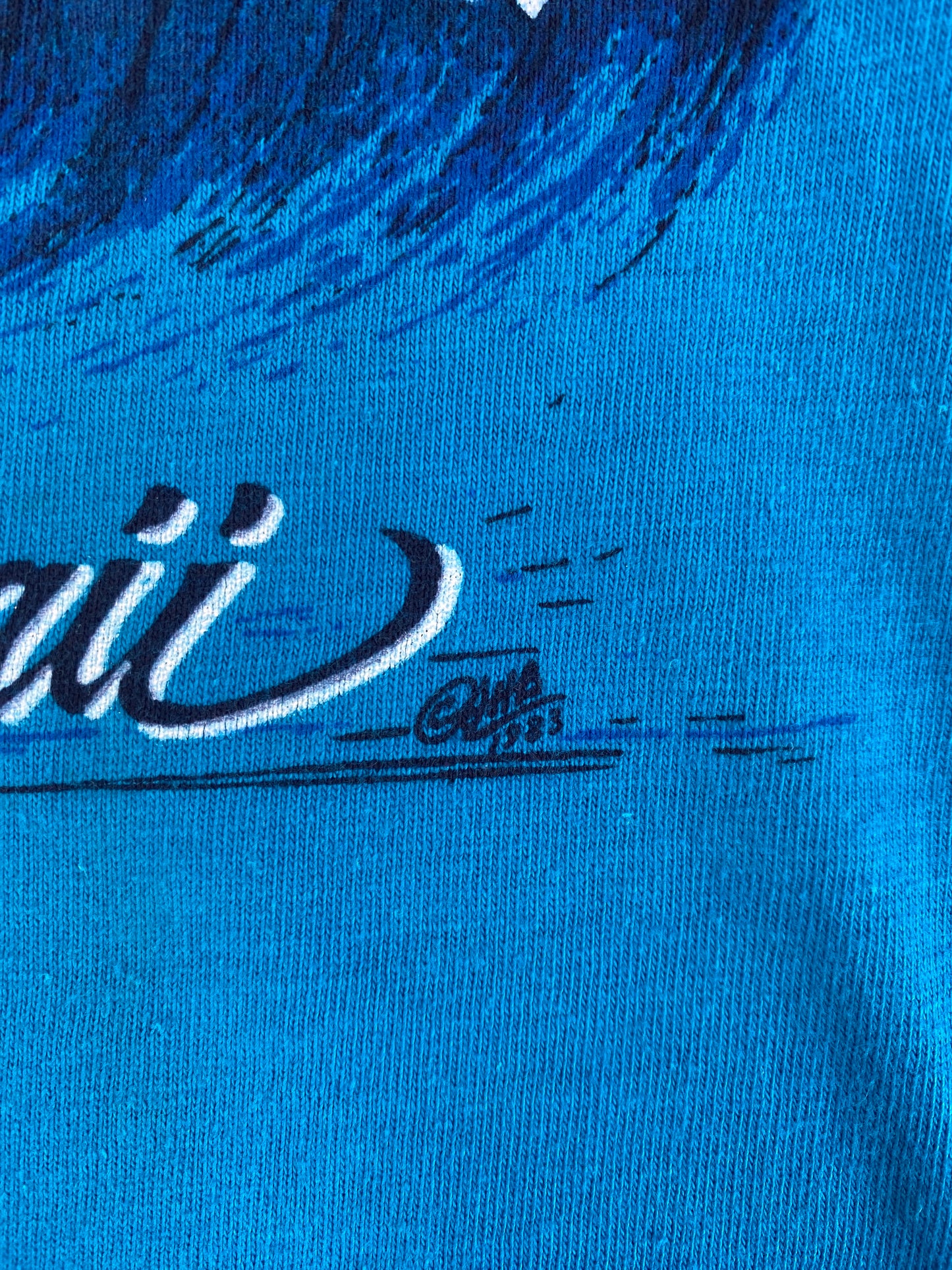 1983 HAWAII SURF Made in USA Size L Vintage T-Shirt / F2686T