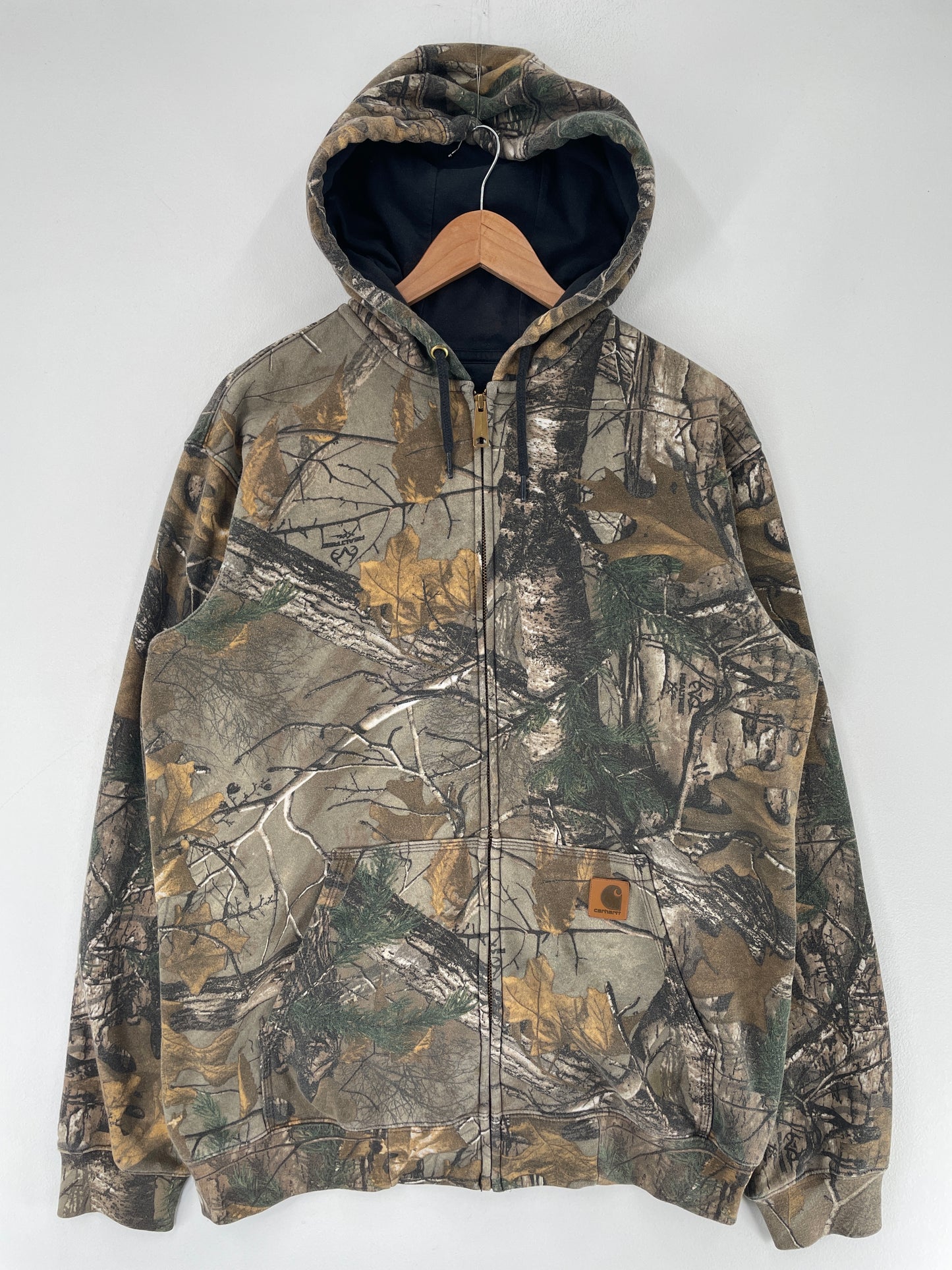 Vintage CARHARTT Size M Zip-up Hoodie Sweat-Shirt / F4343S