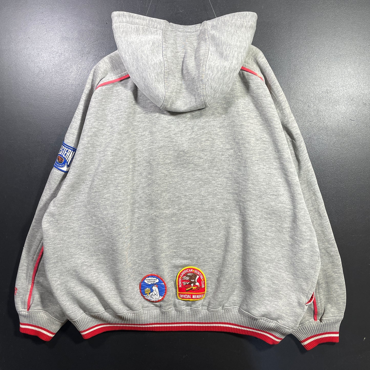 (XL) 90’s DETROIT RED WINGS Vintage NHL Hoodie Sweatshirt / A1055S