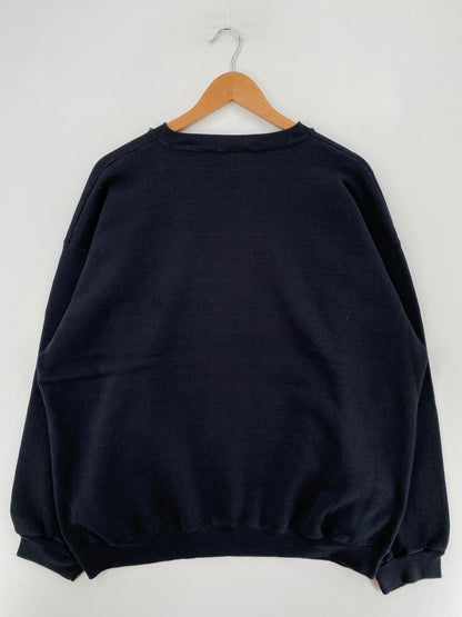 90's WISCONSIN Made in USA Size Approx. XL Vintage College Sweat-Shirt / F9215S