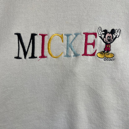 (Approx.L) 90’s DISNEY MICKEY MOUSE Sweatshirt / A1352S