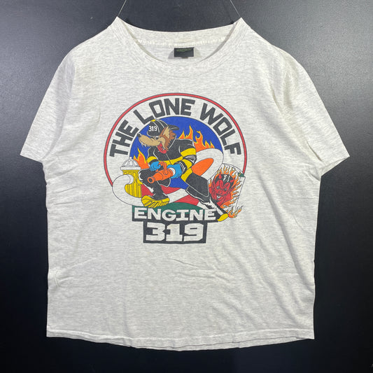 (XL) 90's THE LONE WOLF Vintage T-Shirt / A0806T