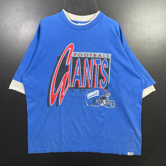 (XL) 90’s NEW YORK GIANTS Vintage NFL T-shirt / A0856T
