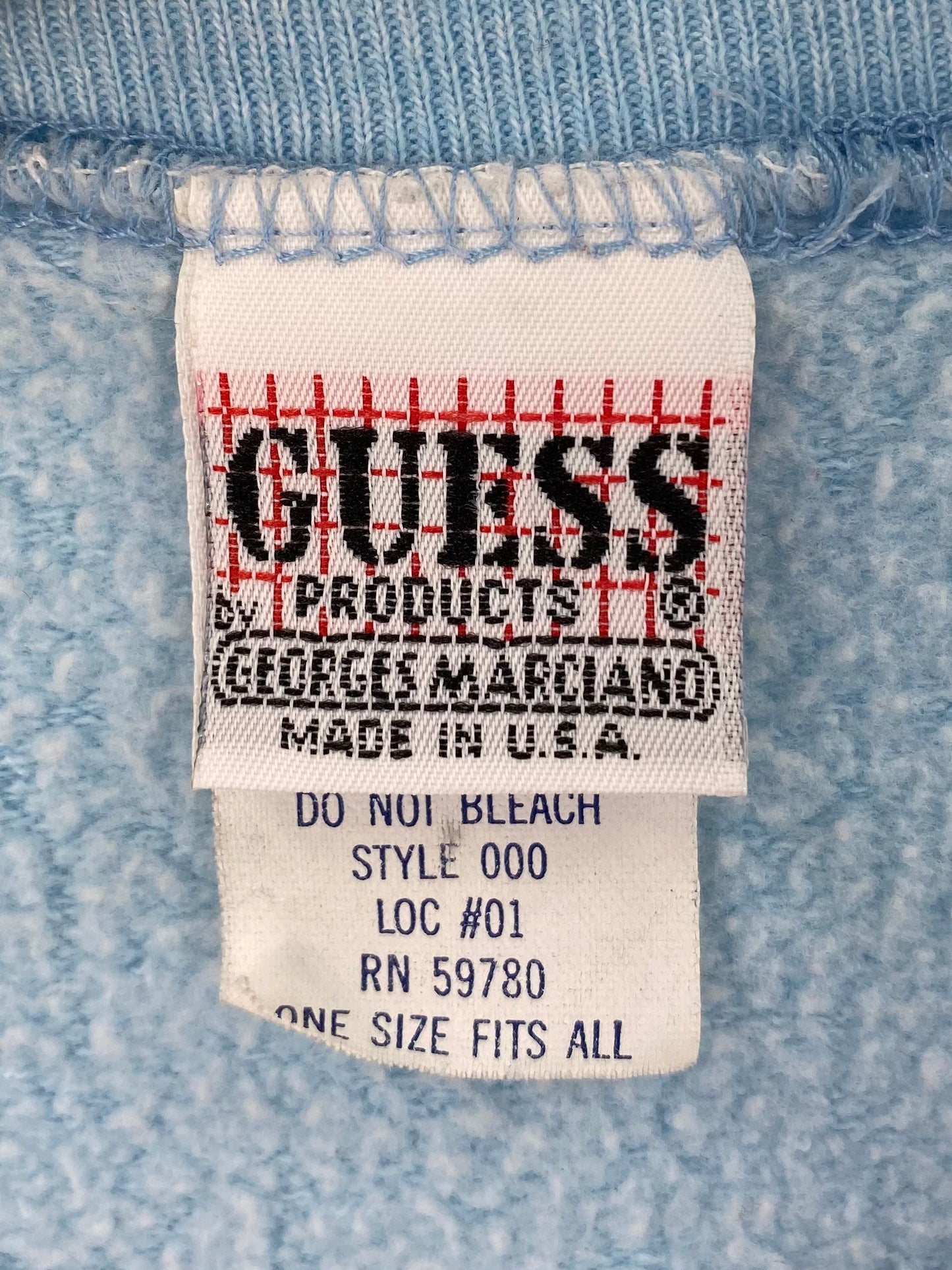 90’s GUESS Made in USA Size One Size (Approx. M) Vintage Sweat-shirt / G2871S