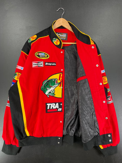 Vintage BASS PRO SHOP Size XXL Racing Jacket / F2693J