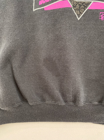 90's WISCONSIN Made in USA Size Approx. XL Vintage College Sweat-Shirt / F9215S