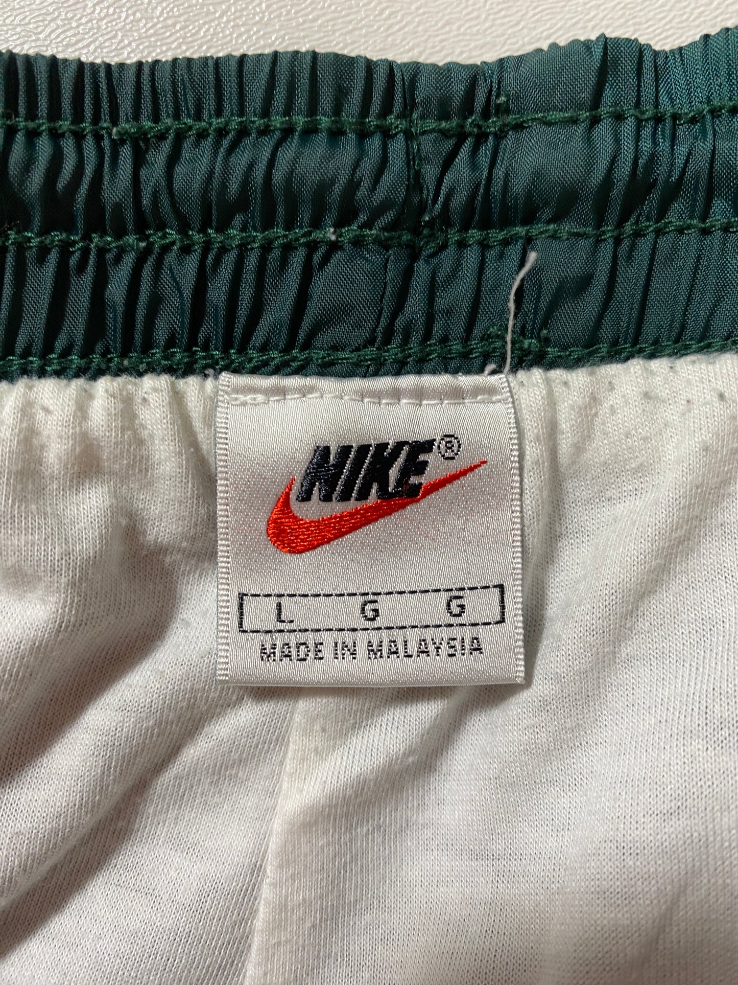 90's NIKE MINI SWOOSH Size L Vintage Track Pants / G4780P
