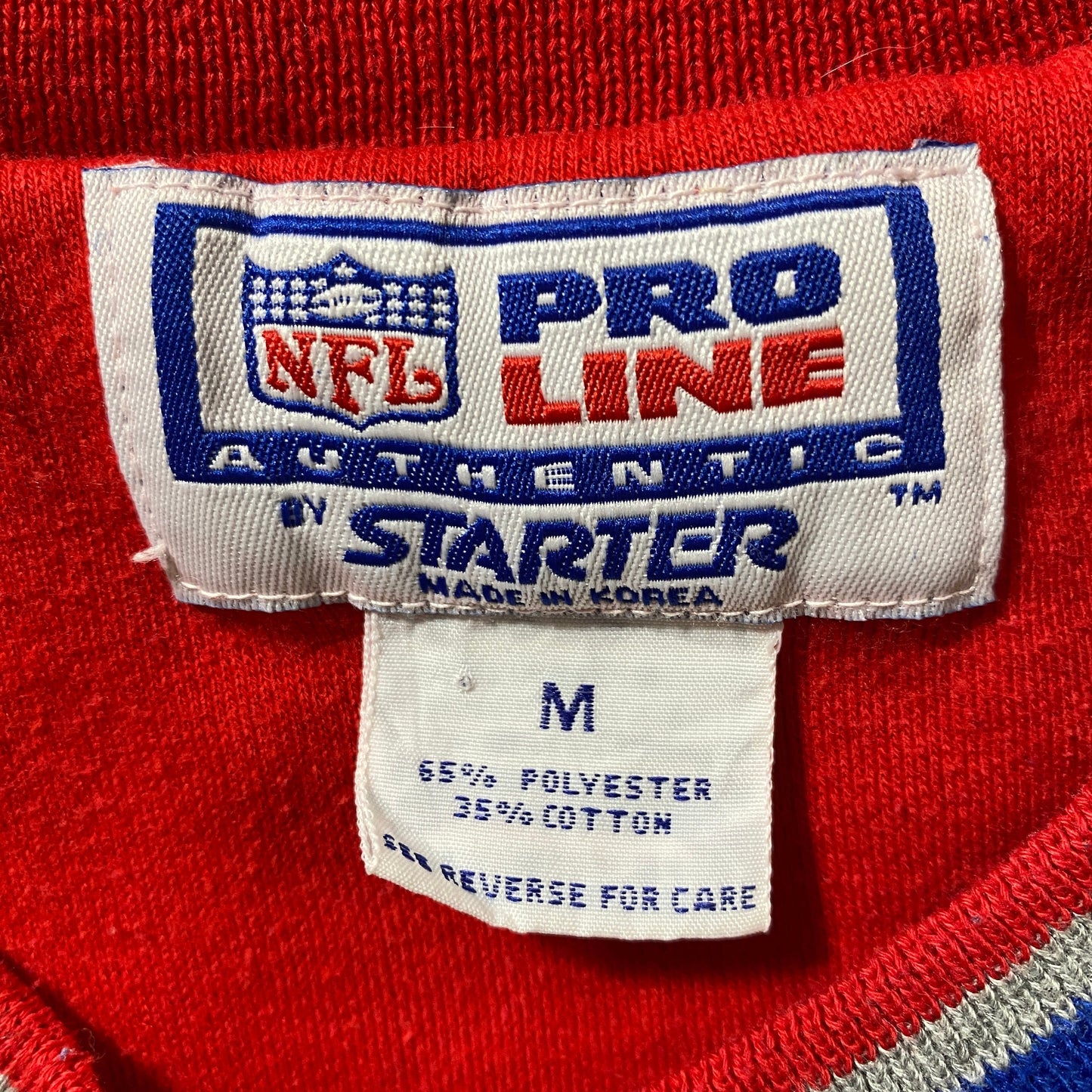 (M) 90’s STARTER x NEW YORK GIANTS Vintage NFL Sweatshirt / A1073S