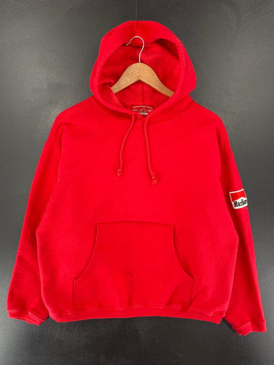 90's MARLBORO Made in USA Size S Vintage Hoodie Sweat-shirt / G108S