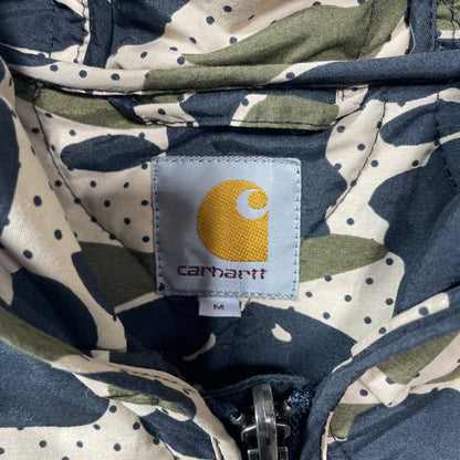 (M) Vintage CARHARTT Camo Liner Nylon Jacket / A1394J