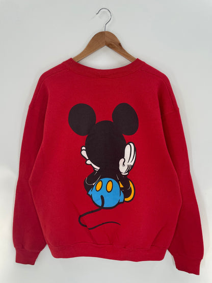 90’s DISNEY MICKEY Made in USA Size L Vintage Sweat-shirt / F2700S