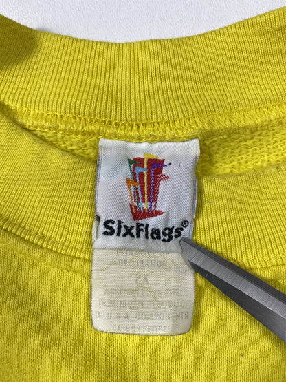 2002 SIX FLAGS TWEETY Size XXL Vintage Sweat-shirt / F7646S