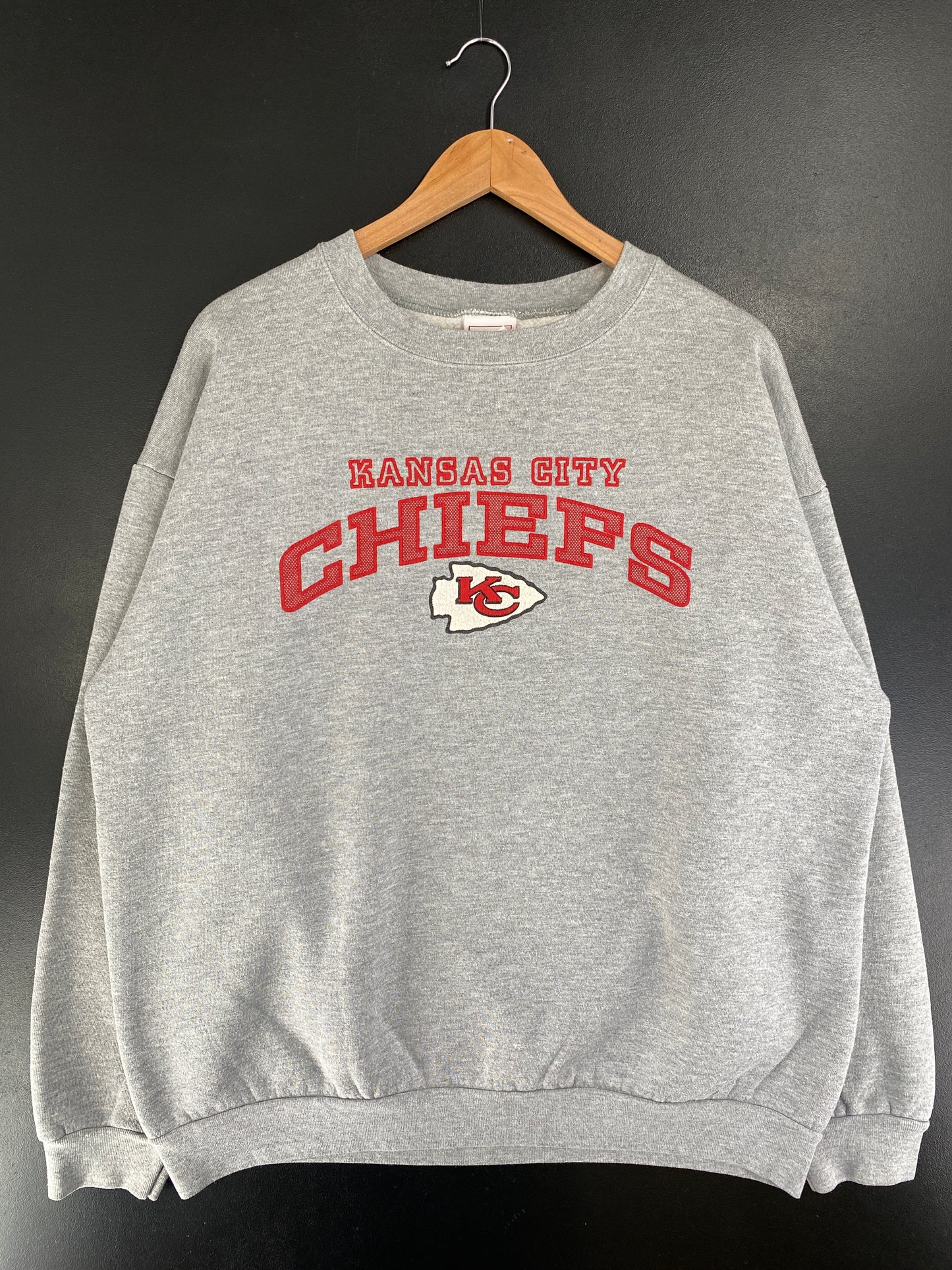 Vintage KANSAS CITY CHIEFS Size XL NFL Sweat-Shirt / G5660S