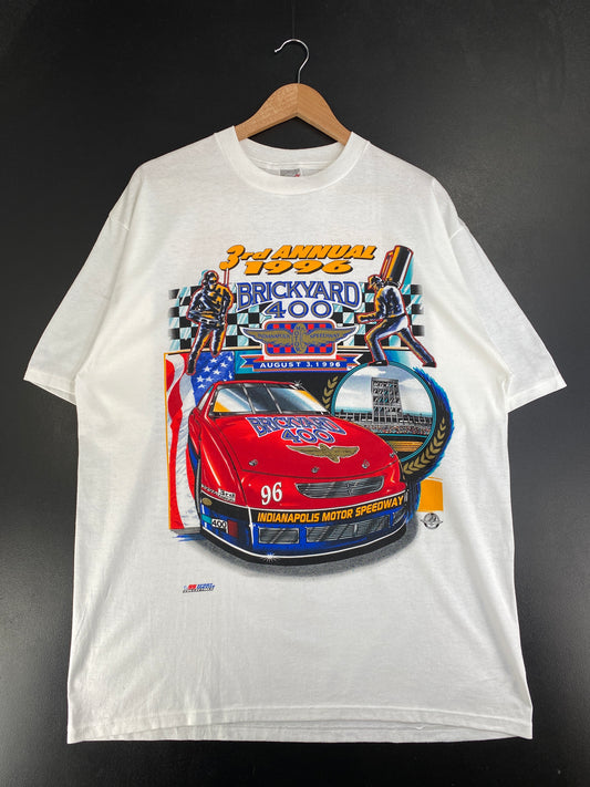 1996 BRICKYARD 400, Mint Condition Made in USA Size XL Vintage Racing T-Shirt / G2830T