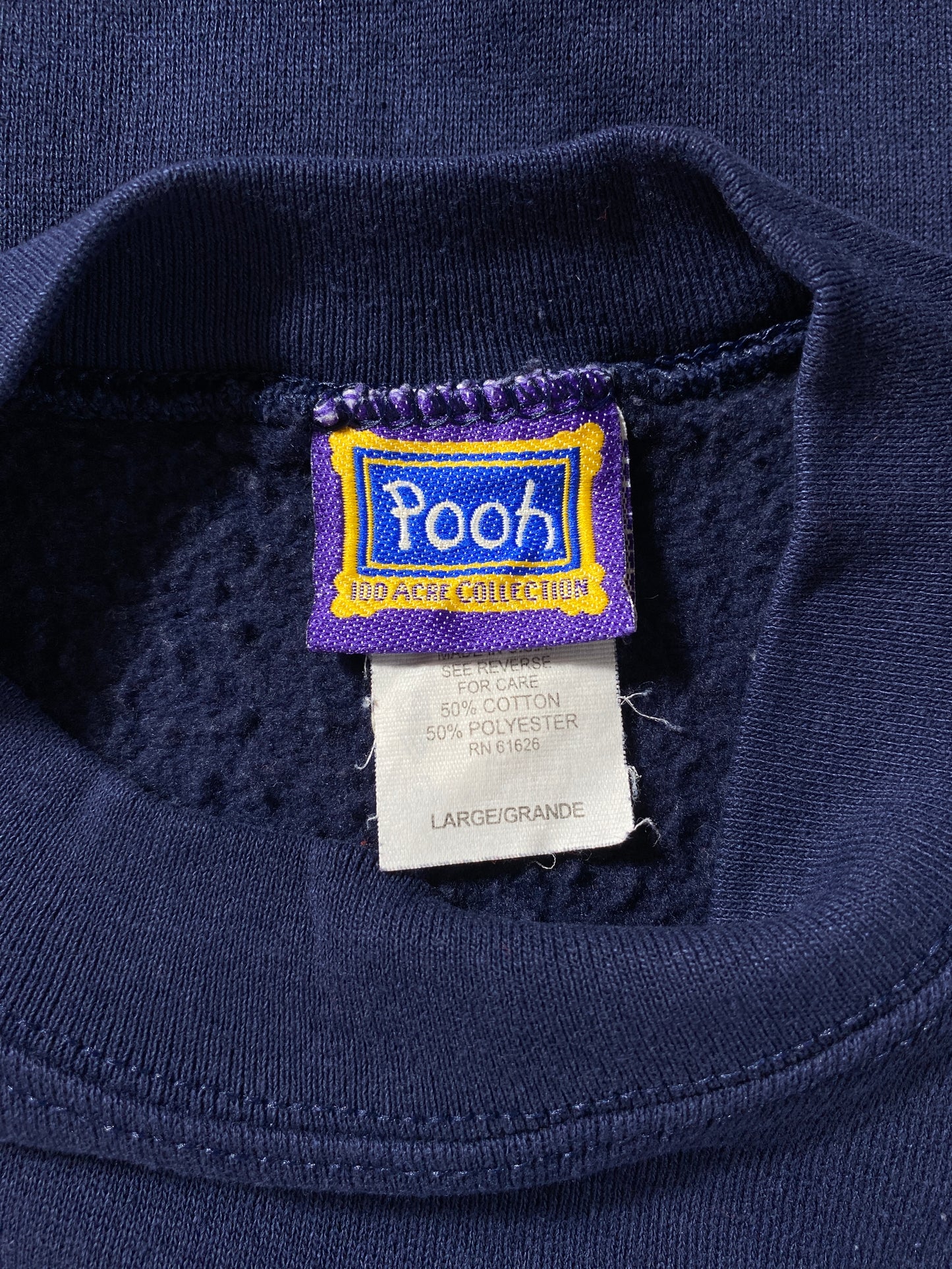 Vintage POOH Size L DISNEY Sweat / F1086S