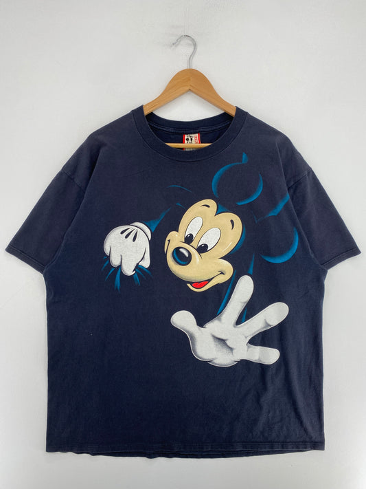 90's DISNEY MICKEY Made in USA Size ONE SIZE (Approx. XXL) Vintage T-Shirt / G1439T