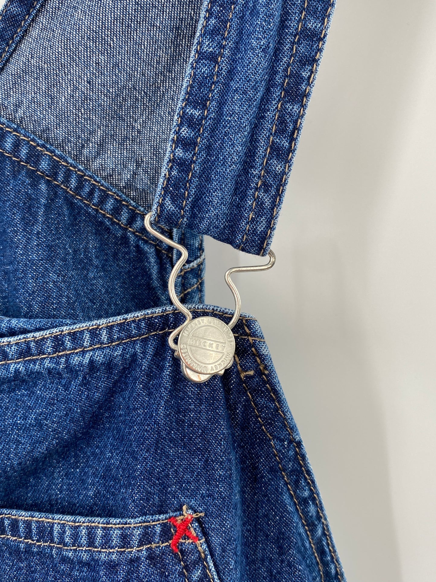 Vintage DISNEY MICKEY Size 22W/24W Denim Overall / G2393P