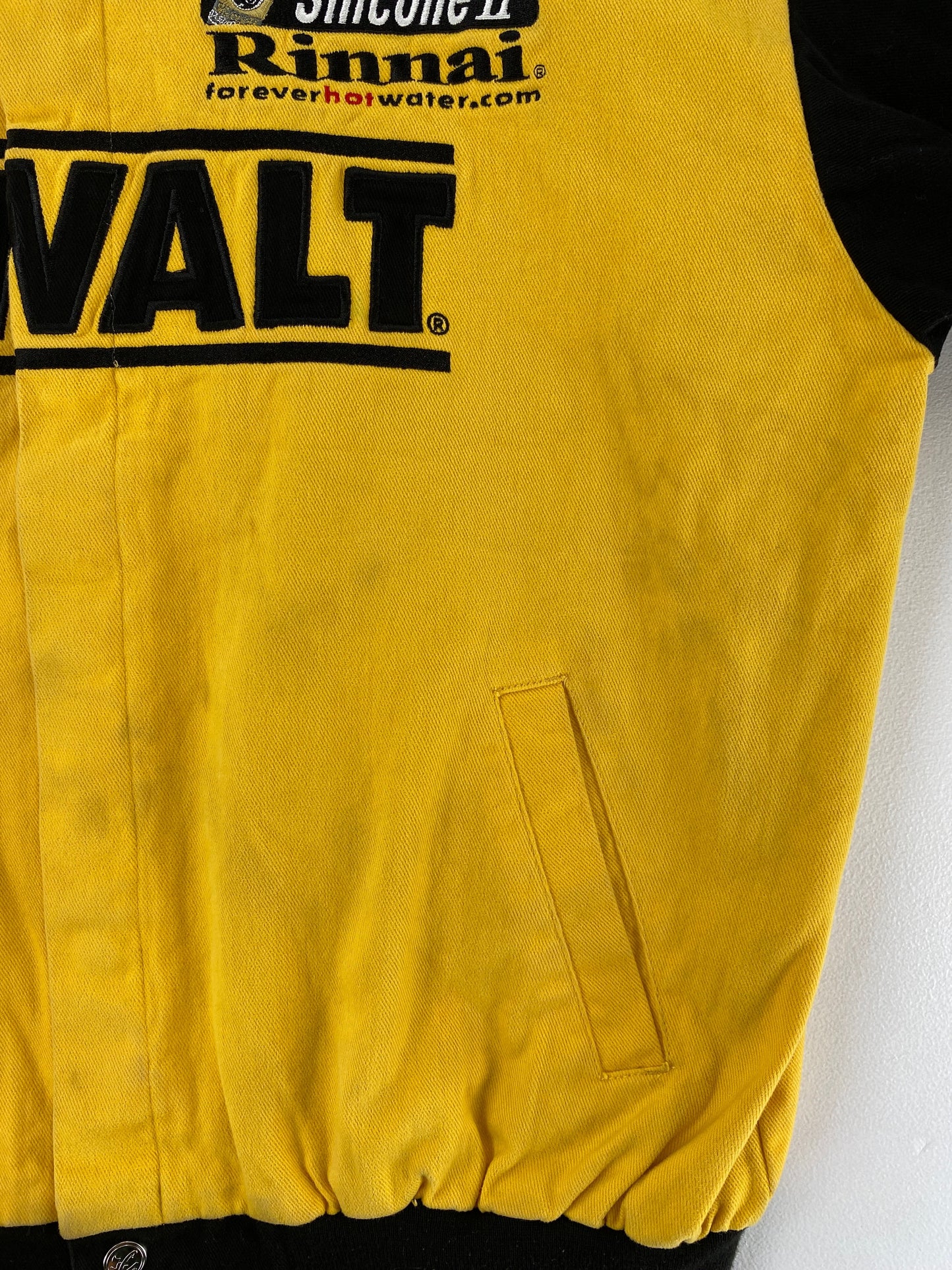 .Vintage NASCAR DEWALT Size XL Racing Jacket / F7925J