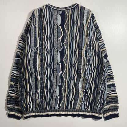 (XXL) Vintage 3D COOGI-Style Knit Sweater / A1143K