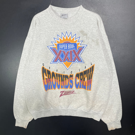 (L) 1994 SUPER BOWL Vintage NFL Sweatshirt / A1572S