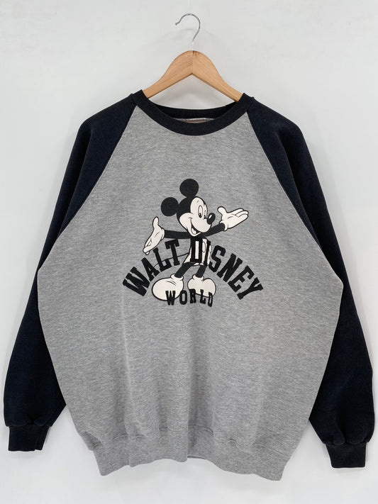 90's DISNEY MICKEY Made in USA Size XXL Vintage Sweat-shirt / G3626S