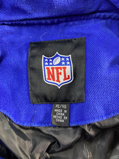 Vintage NEW YORK GIANTS Size XL NFL Racing Jacket / F6135J