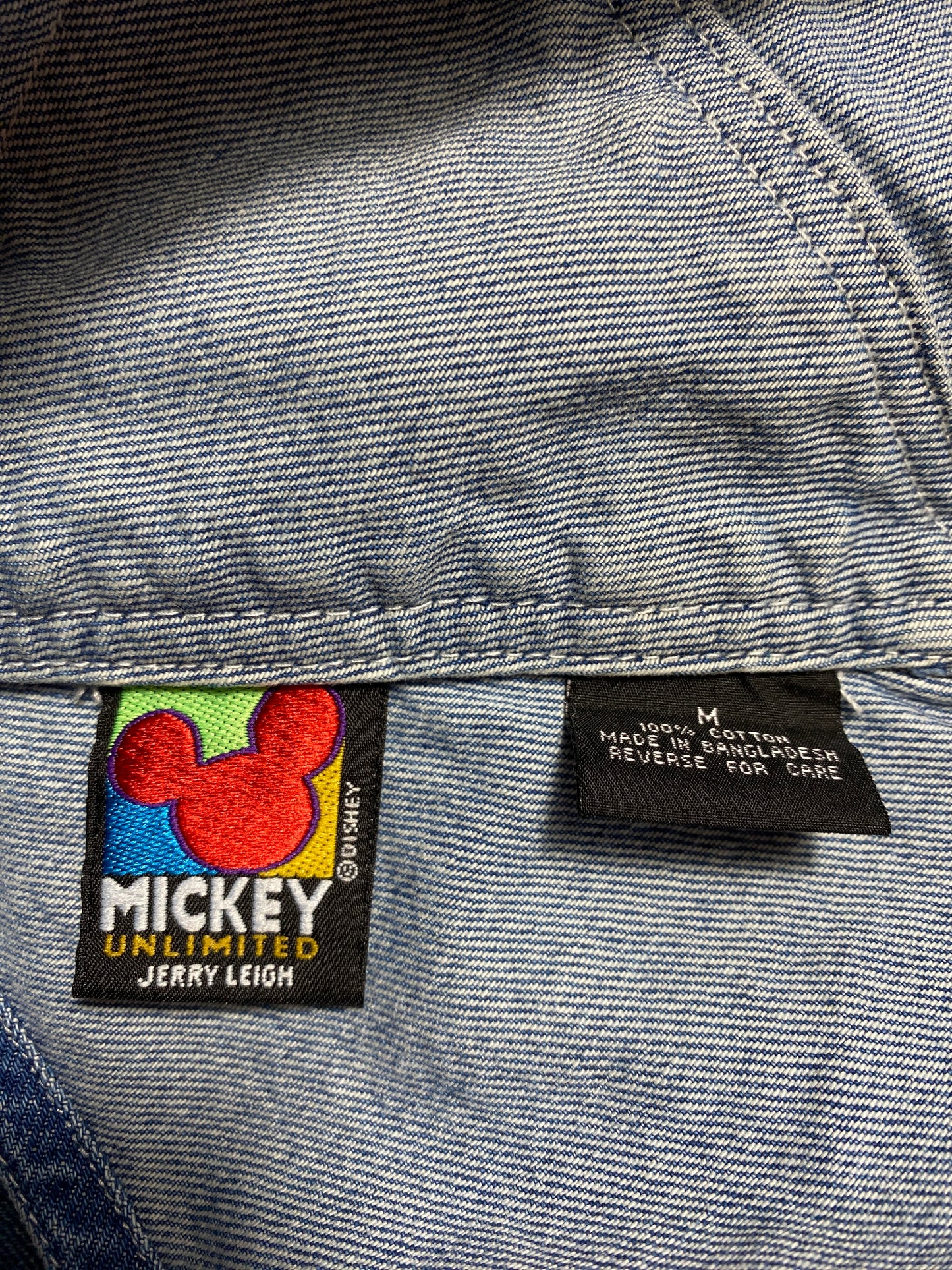 Vintage DISNEY MICKEY Size M Denim Overall / G3205P