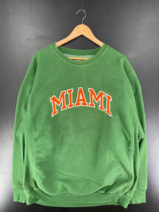 Vintage MIAMI Size XL Sweat shirt / F2617S