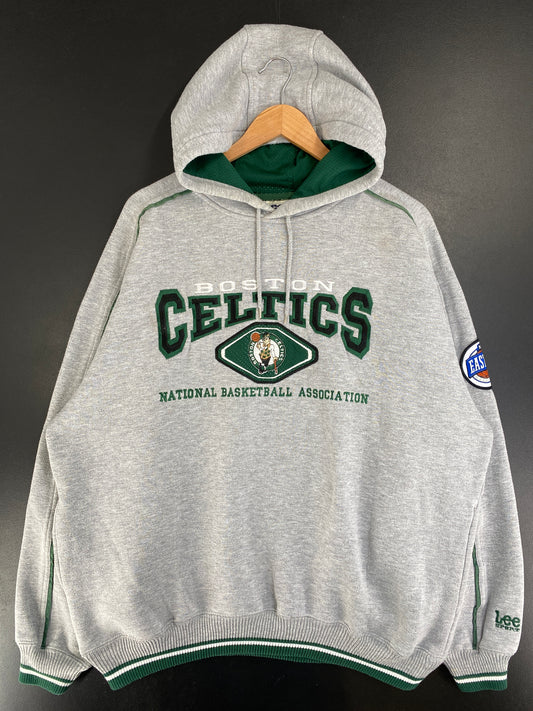 90’s BOSTON CELTICS Size L Vintage NBA Hoodie Sweat-Shirt / G3028S