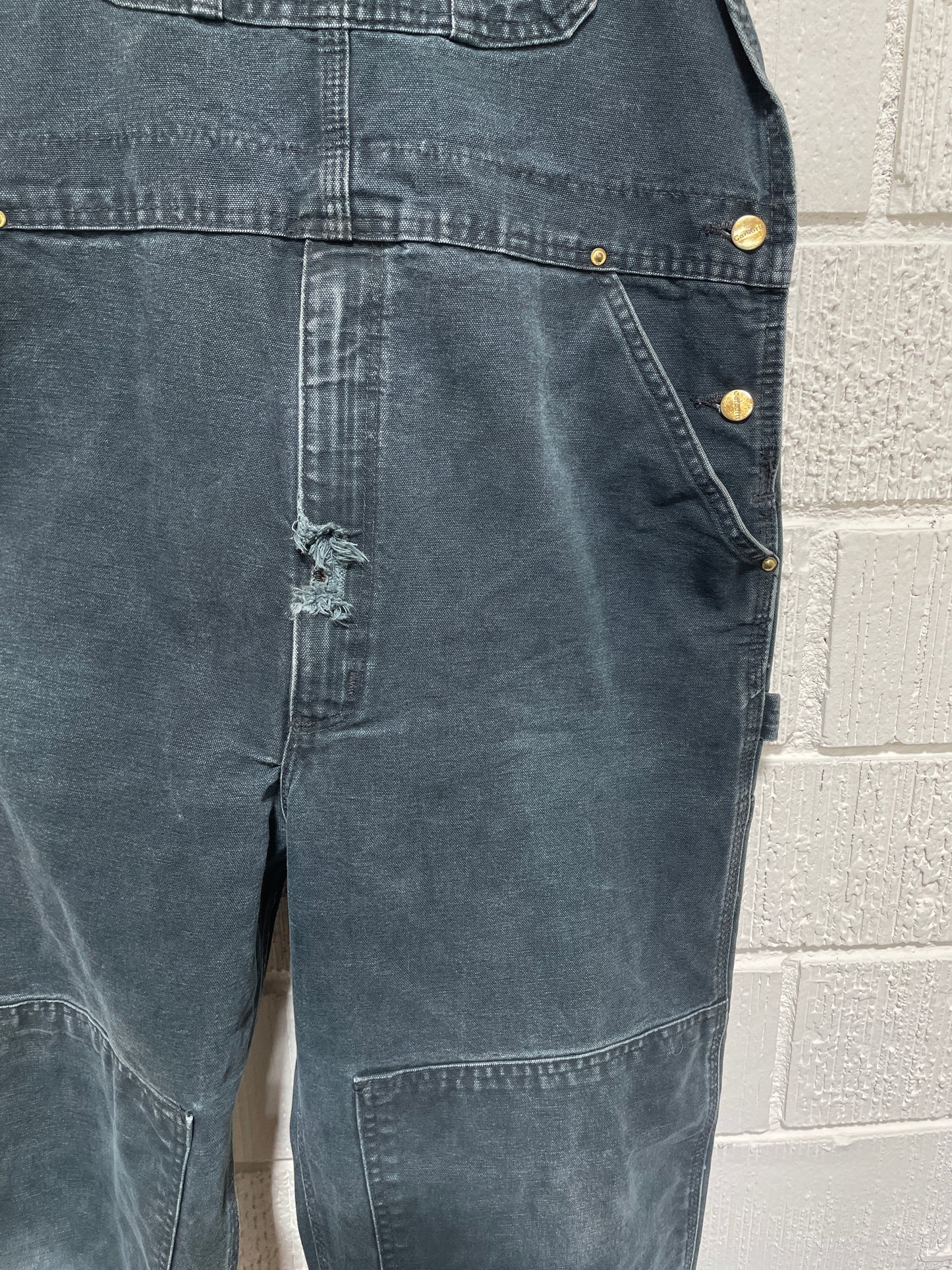 (W40xL30) Vintage CARHARTT Double Knee Overalls / A1319P