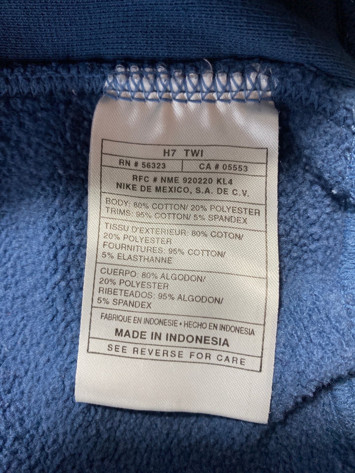 90's NIKE CENTER SWOOSH Size M Vintage Half-zip Sweat-Shirt / F8864S