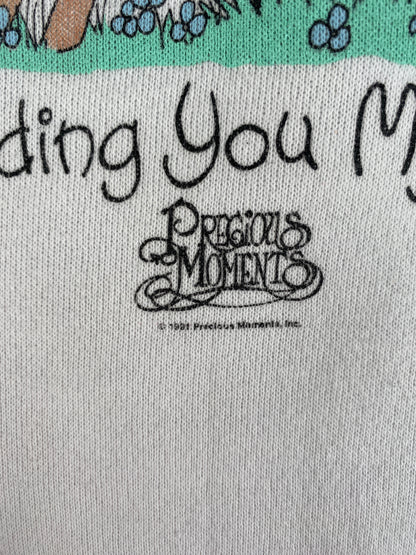1991 PRECIOUS MOMENTS Size XL Vintage Sweat-Shirt / F6867S