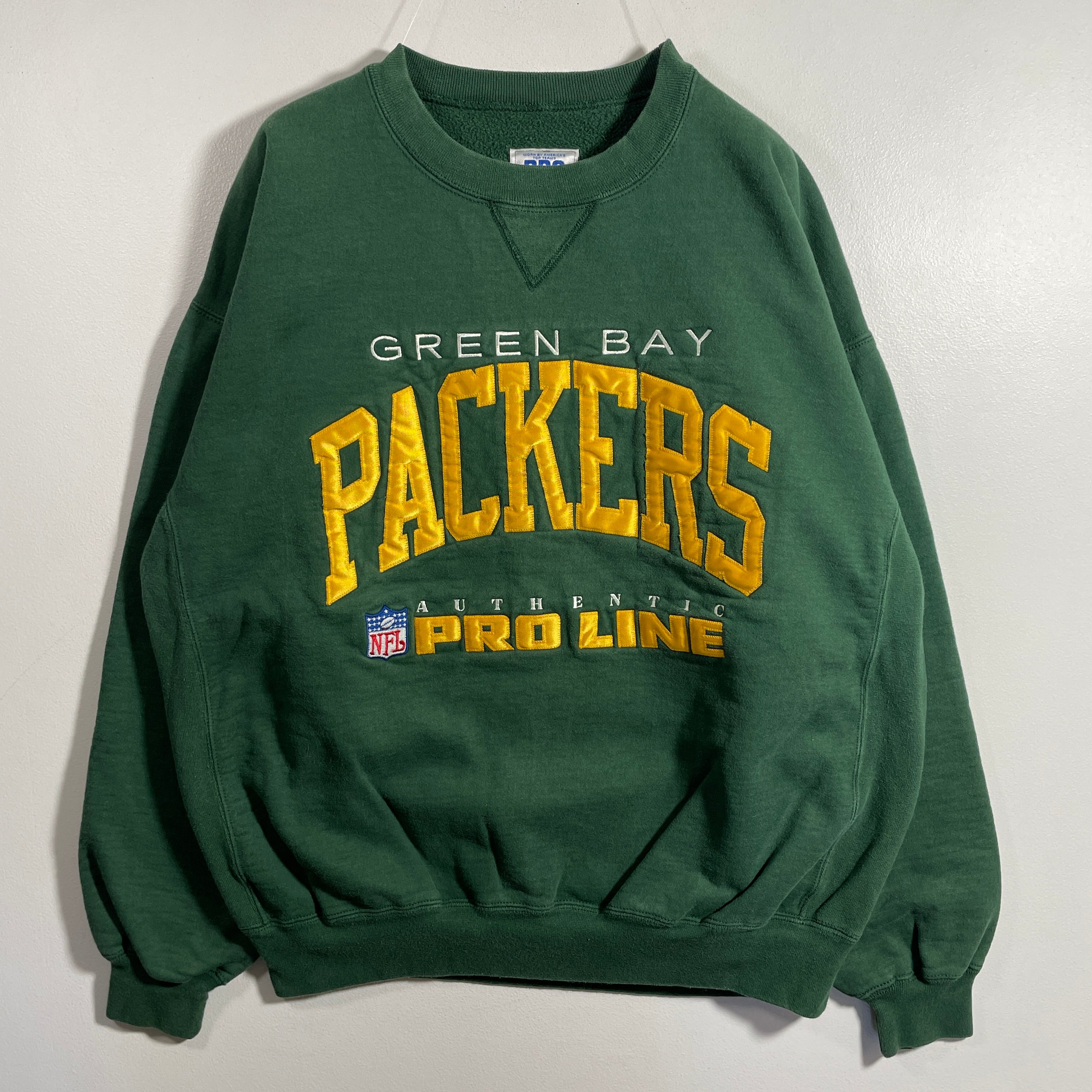 XL) 90's GREEN BAY PACKERS Vintage NFL Sweatshirt / A1140S