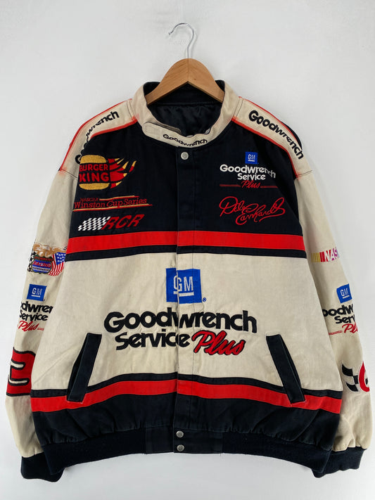 .90's NASCAR GOODWRENCH SERVICE X DALE EARNHARDT Size XXL Racing Jacket / F3678J
