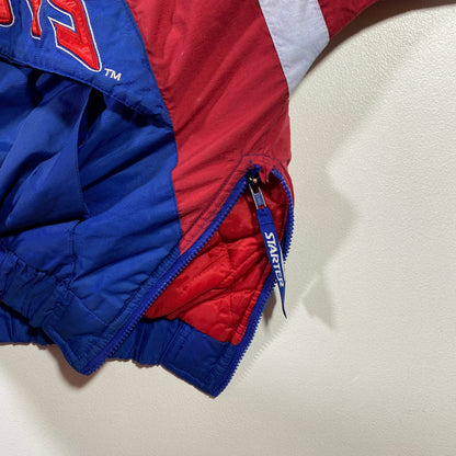 (M) 90's STARTER X GIANTS Vintage NFL Padded Nylon Jacket / A0788N