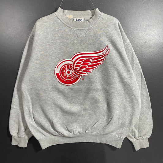 (L) 00’ DETROIT RED WINGS Vintage NHL Sweat-Shirt / A1244S