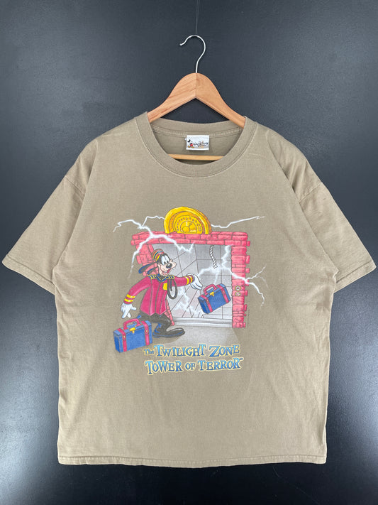 Vintage DISNEY GOOFY TOWER OF TERROR Size XL T-shirt / F2778T