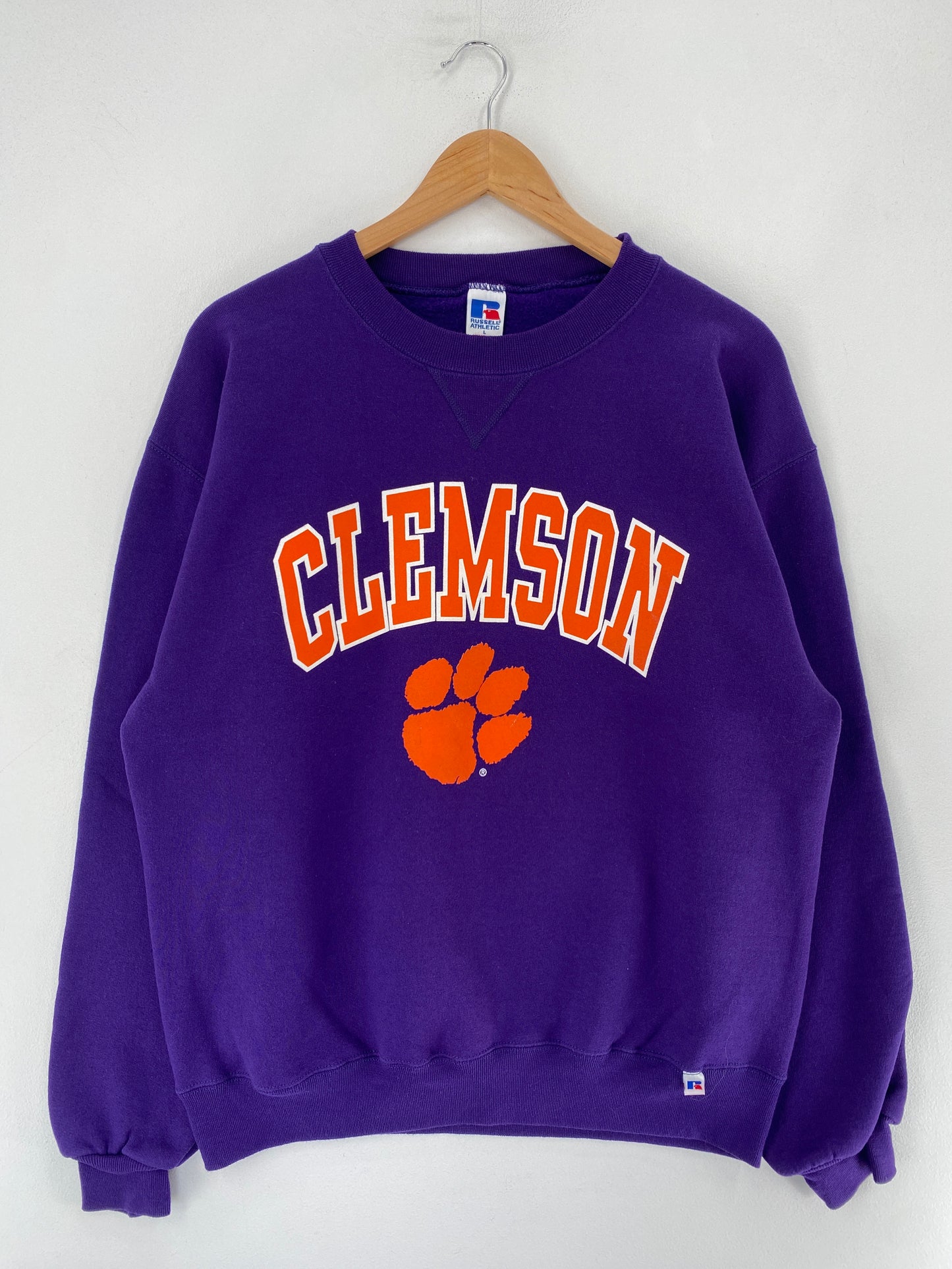 00’ RUSSELL x CLEMSON Size L College Sweat-Shirt / F5006S