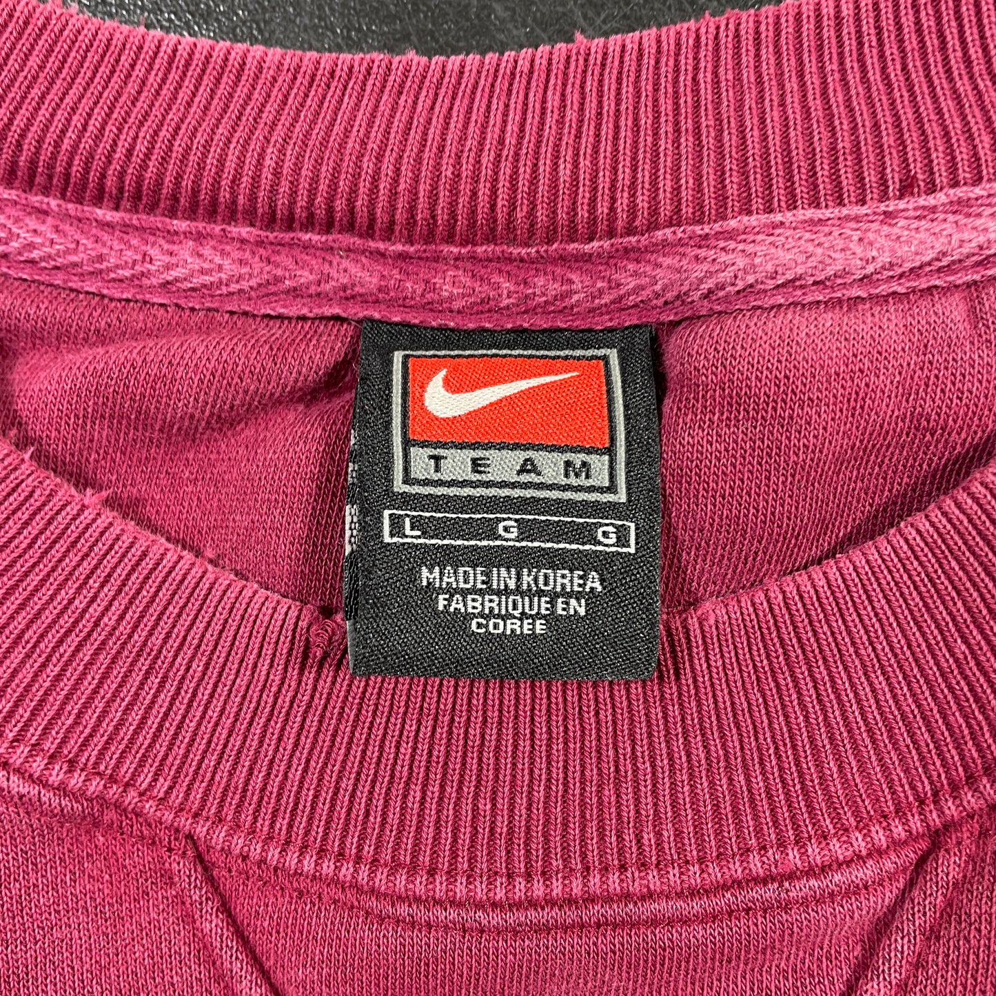 (L) 00' NIKE x WASHIGTON REDSKINS Vintage NFL Sweatshirt / A1005S