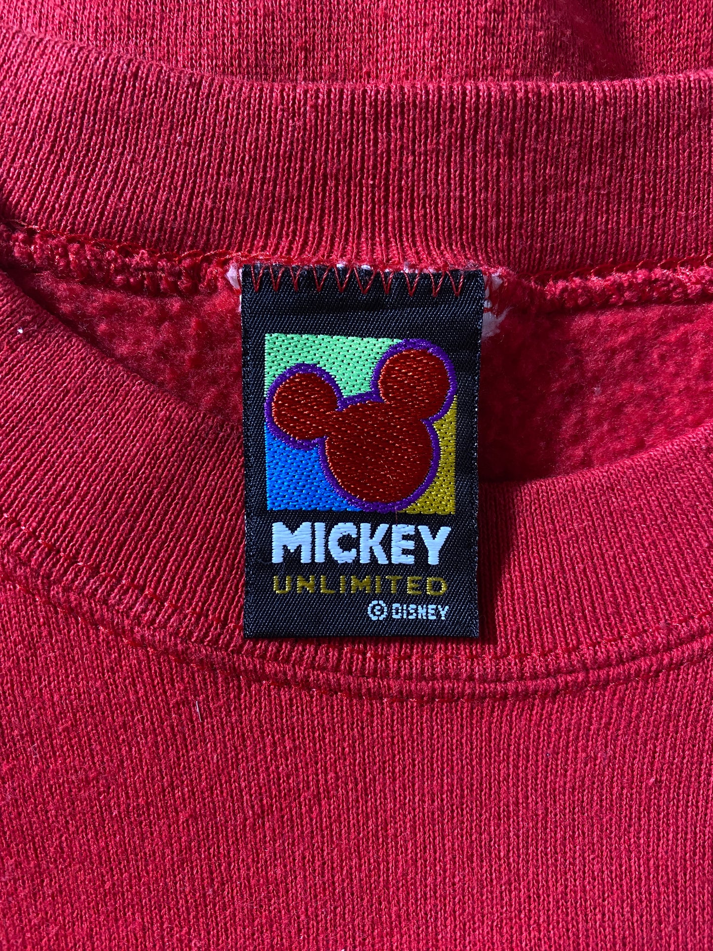 Vintage  DISNEY MICKEY CHRISTMAS Size Approx. L Sweat-shirt / G5213S