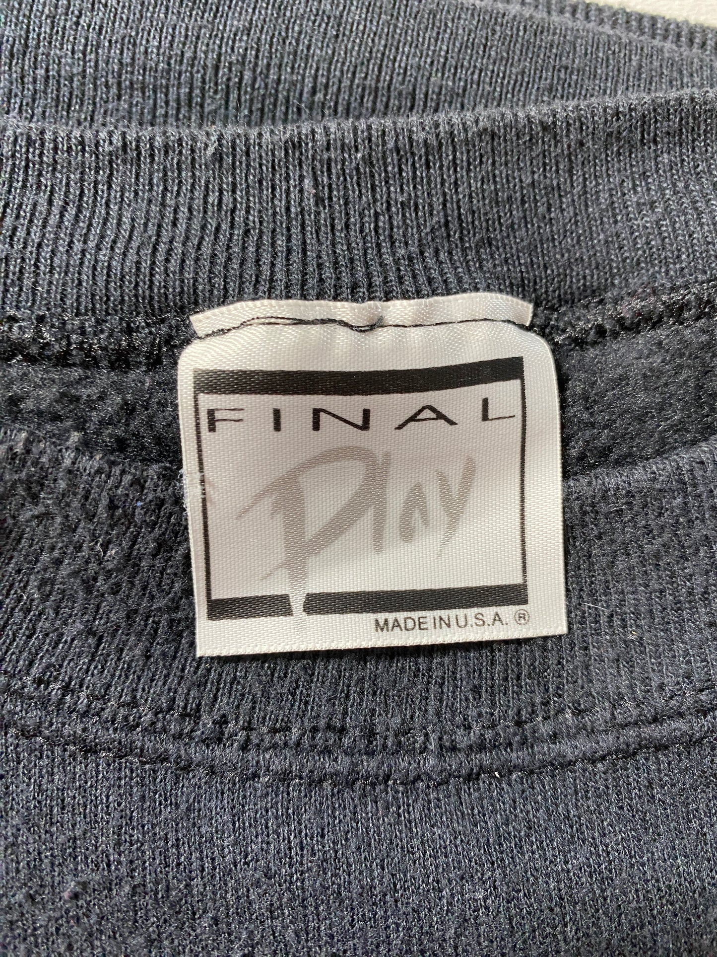 90's WISCONSIN Made in USA Size Approx. XL Vintage College Sweat-Shirt / F9215S