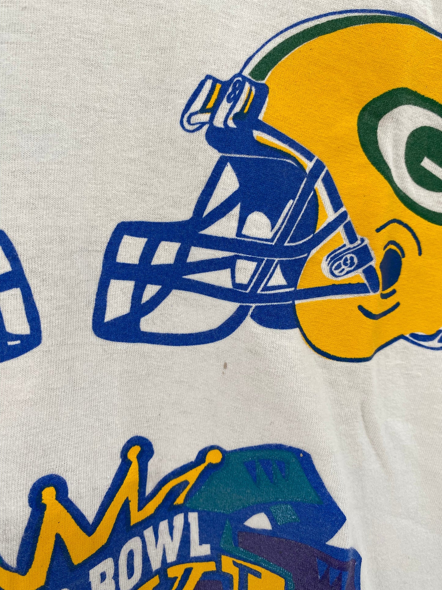 80's SUPER BOWL Size XL Vintage NFL T-Shirt / G3313T