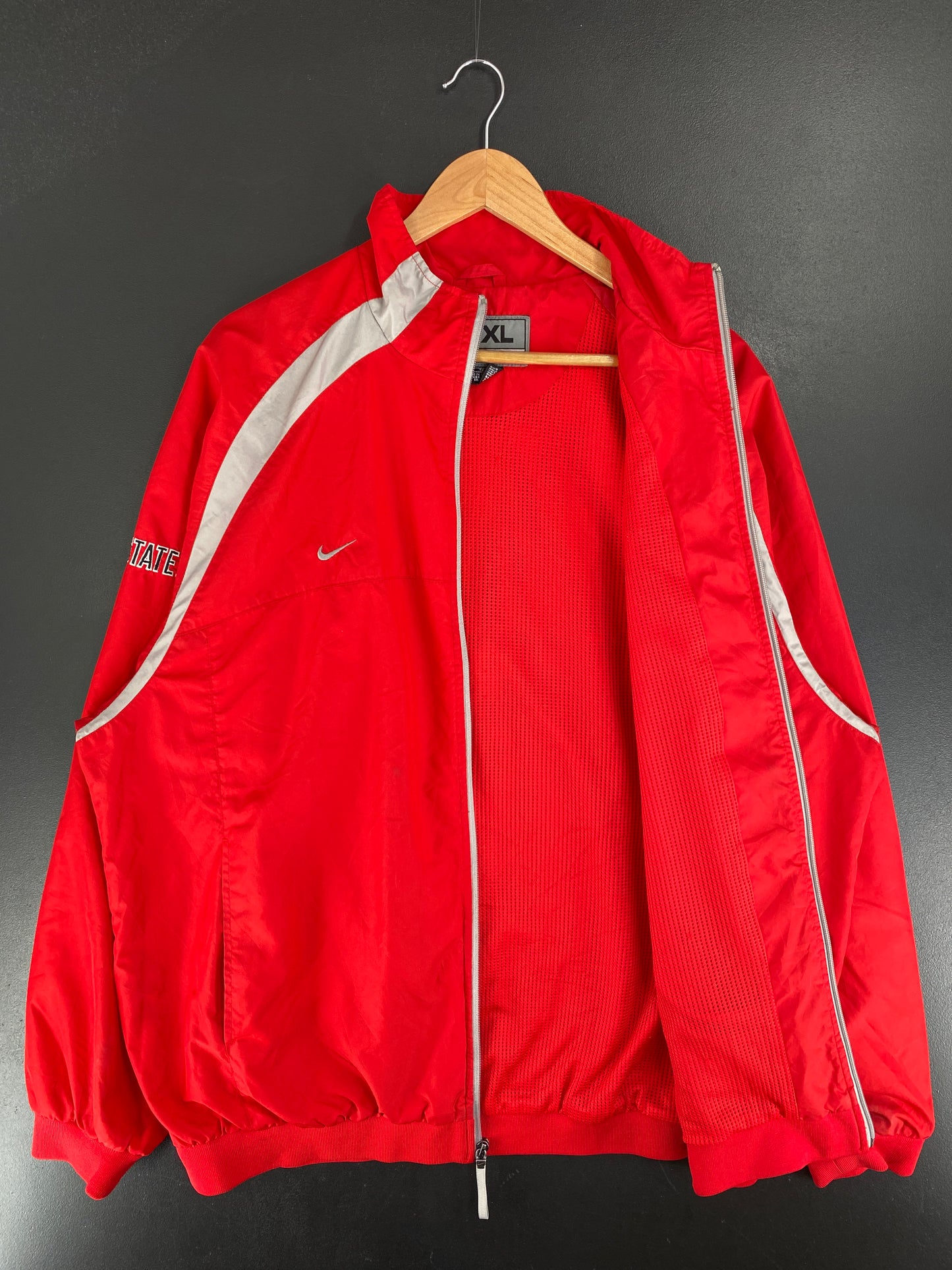 00' NIKE x OHIO STATE Size XL Vintage College Nylon Jacket / G4406N