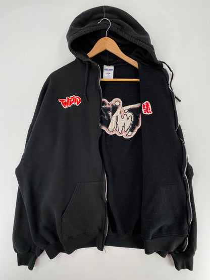 00’ TWIZTID Size XXXL Music Zip-up Sweat-shirt / F6425S