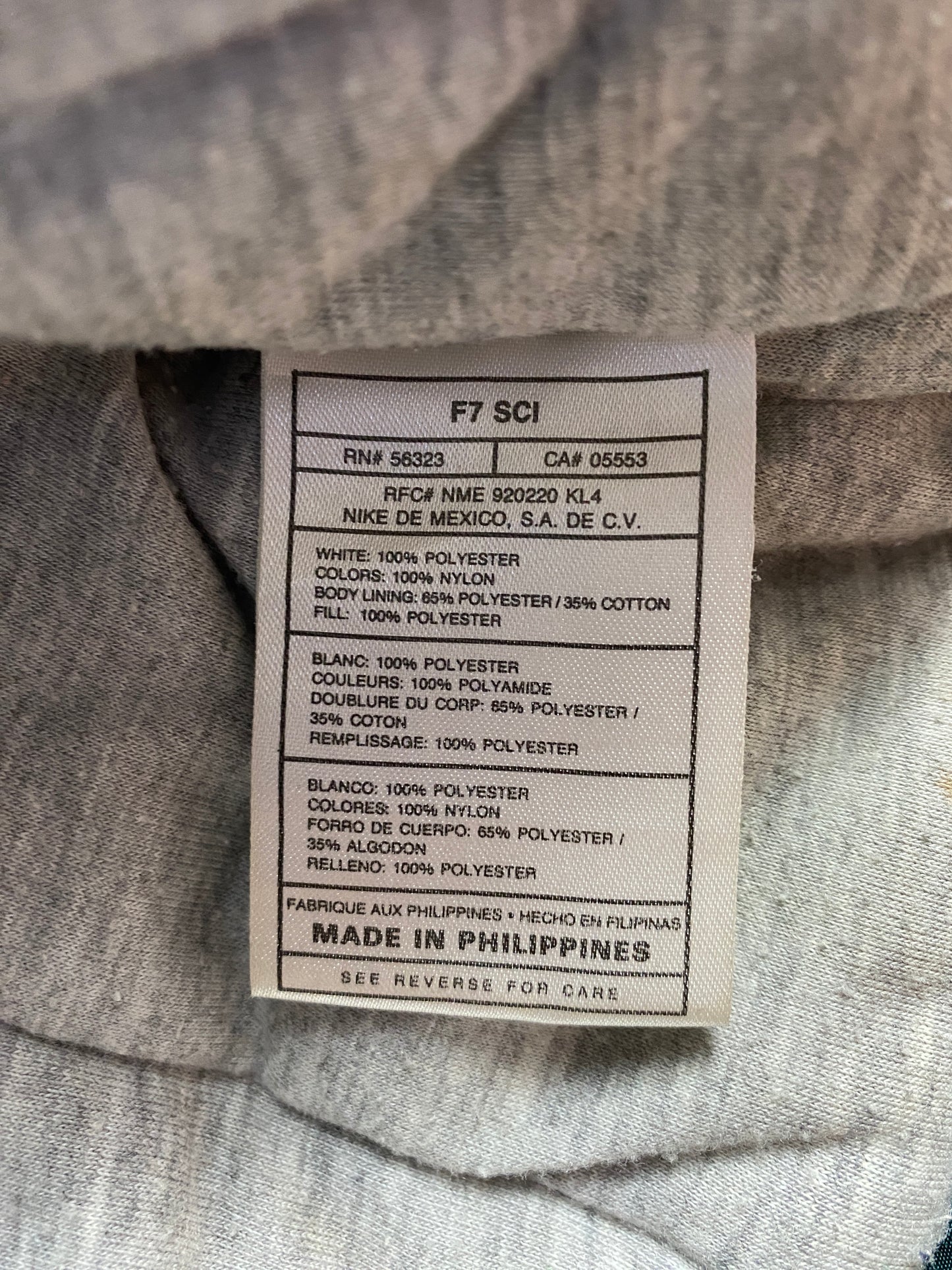 90's NIKE Size L Vintage Nylon Padded Zip-up Jacket / F5252N