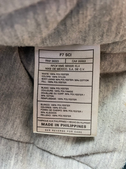 90's NIKE Size L Vintage Nylon Padded Zip-up Jacket / F5252N