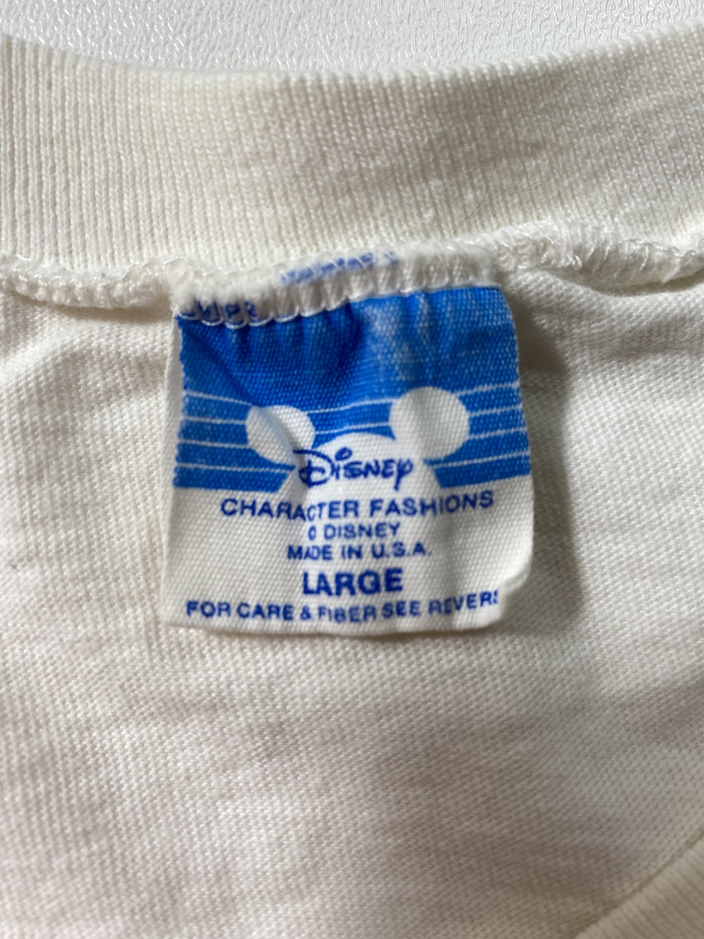(L) 1988 DISNEY MICKEY 60TH BIRTHDAY Vintage T-Shirt / A0777T