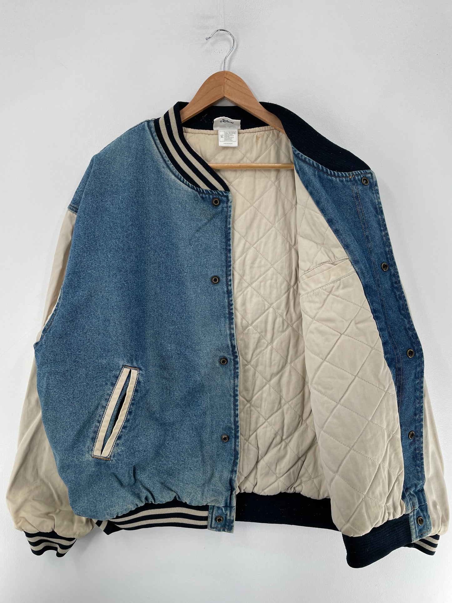 Vintage DISNEY MICKEY Size XL Denim Jacket / F5923J
