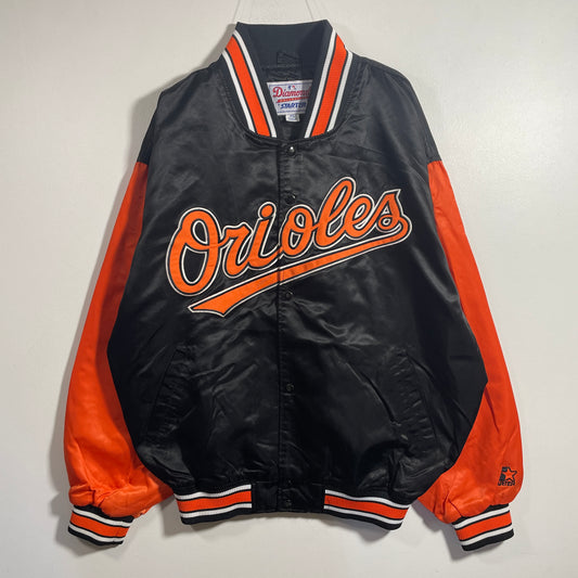 (XL) 90’s STARTER x BALTIMORE ORIOLES Vintage MLB Nylon Jacket / A1200N