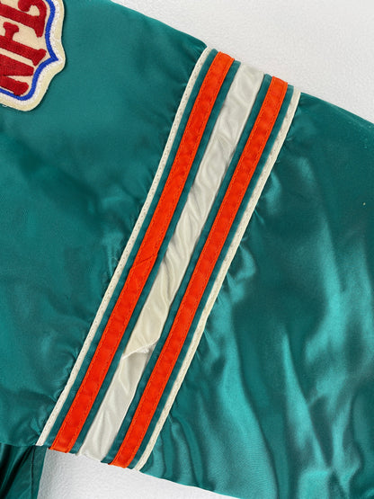 90's STARTER x MIAMI DOLPHINS Made in USA Size L Vintage NFL Nylon Jacket / F6228N